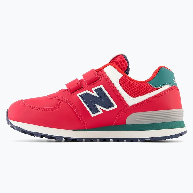 Kinderschuhe New Balance 574's V1 rot 10