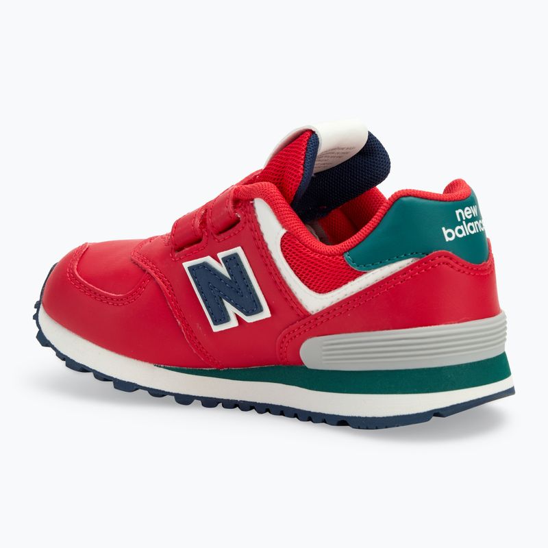 Kinderschuhe New Balance 574's V1 rot 3