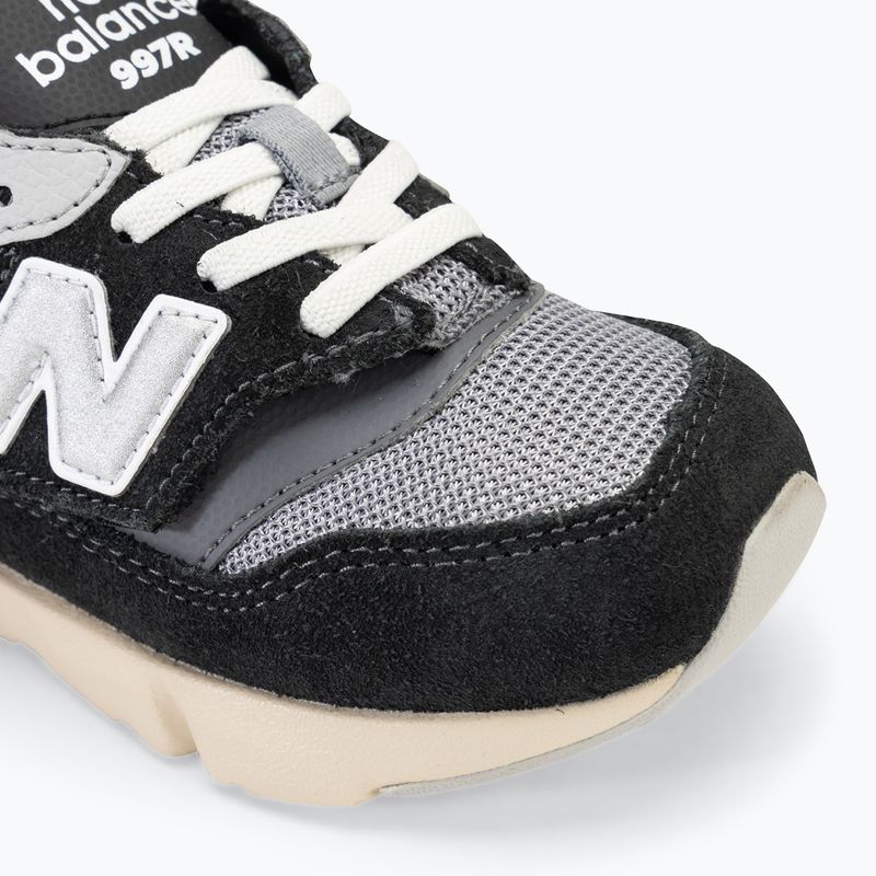 New Balance 997's Hook & Loop V1 Kinderschuhe schwarz 7