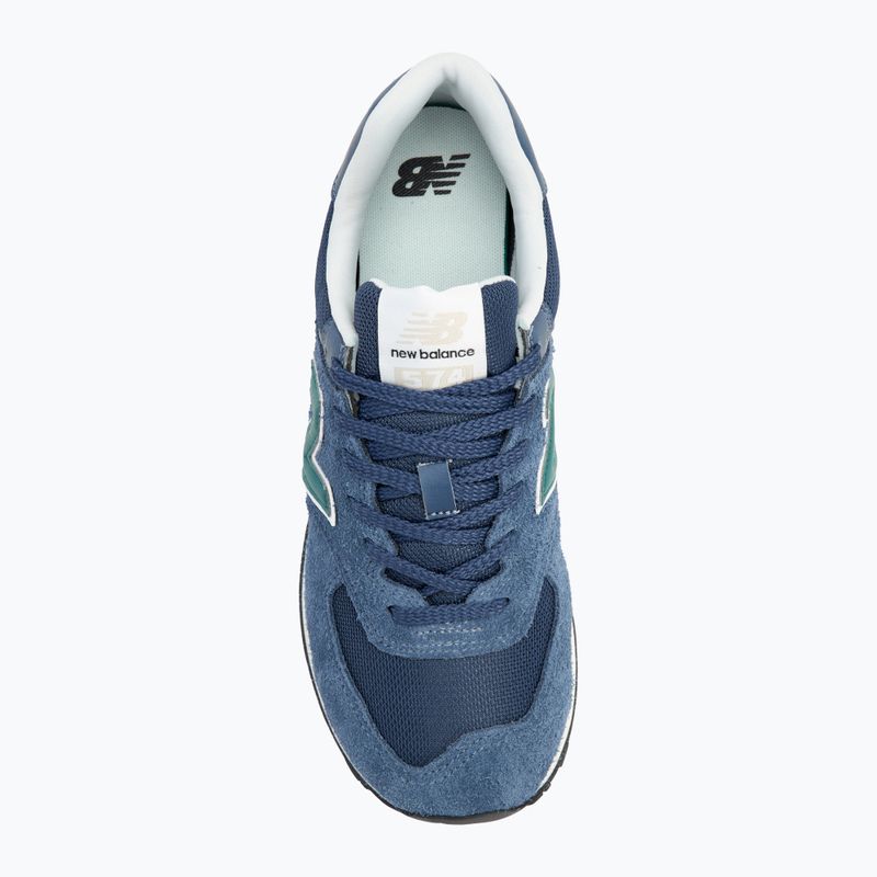 New Balance 574's V2 navy/grün Schuhe 5