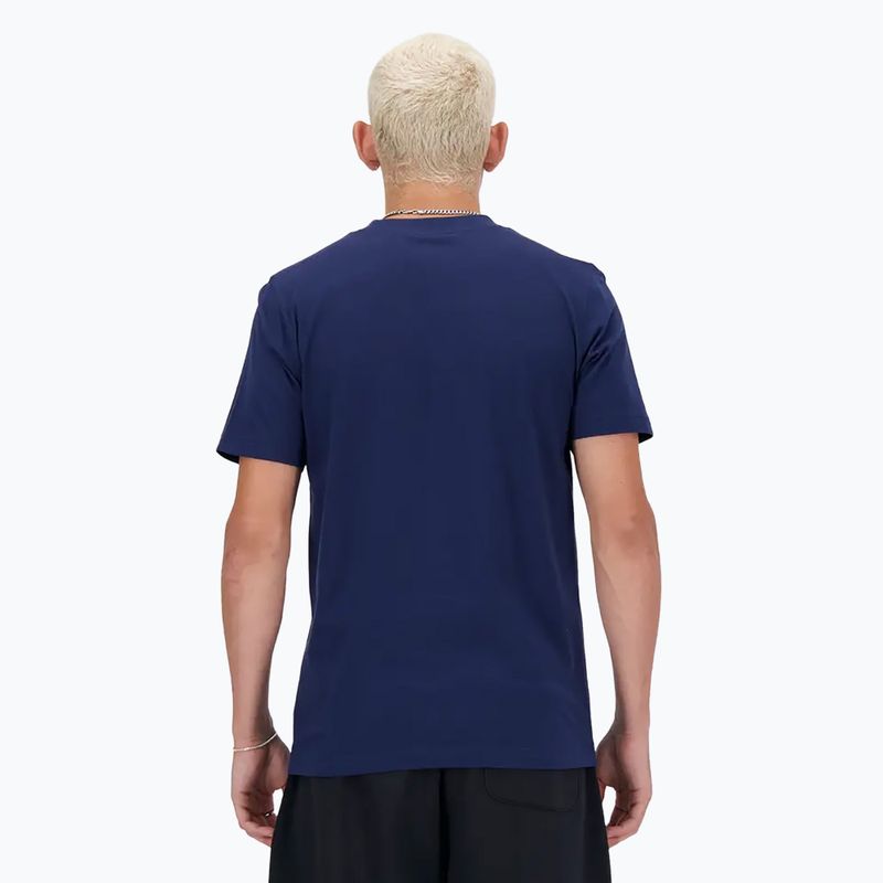 Herren New Balance Stacked Logo T-shirt navy 2