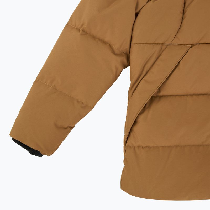 Damen-Daunenjacke New Balance NBX Soft Alpine Icon Down brown 3