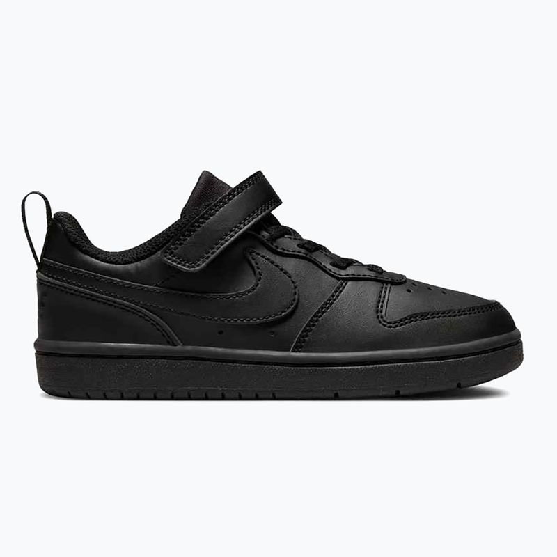 Nike Court Borough Low Recraft Kinderschuhe schwarz/schwarz/schwarz