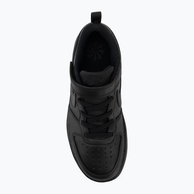 Nike Court Borough Low Recraft Kinderschuhe schwarz/schwarz/schwarz 5