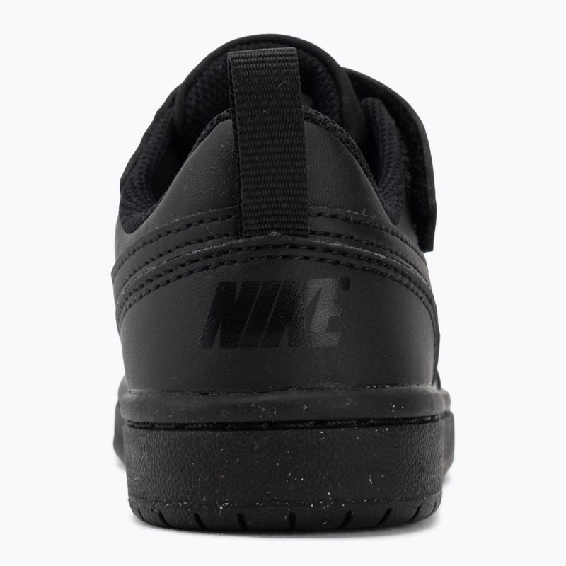 Nike Court Borough Low Recraft Kinderschuhe schwarz/schwarz/schwarz 6