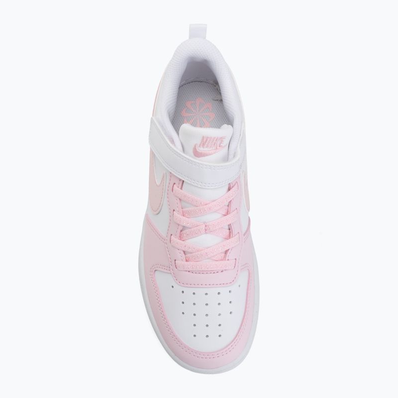 Kinderschuhe Nike Court Borough Low Recraft white/pink foam 5