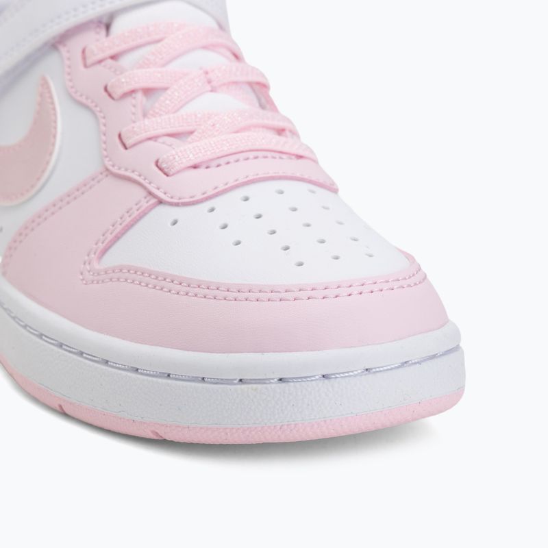 Kinderschuhe Nike Court Borough Low Recraft white/pink foam 7