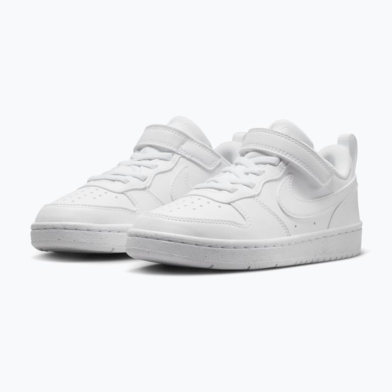 Kinderschuhe Nike Court Borough Low Recraft white/white/white 3