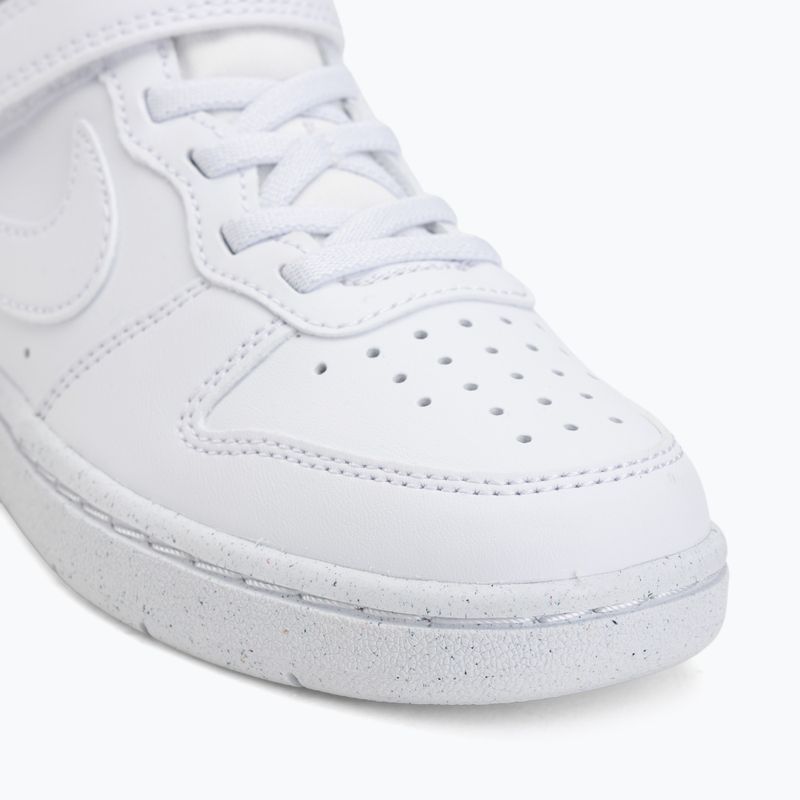 Kinderschuhe Nike Court Borough Low Recraft white/white/white 7