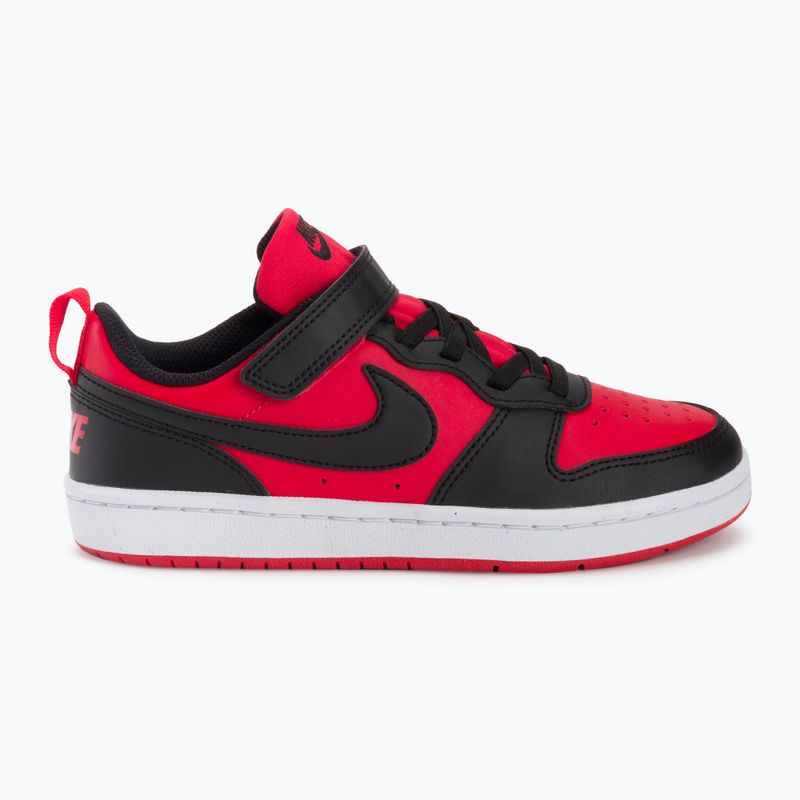 Nike Court Borough Low Kinderschuhe Recraft Unirot/Weiß/Schwarz 2