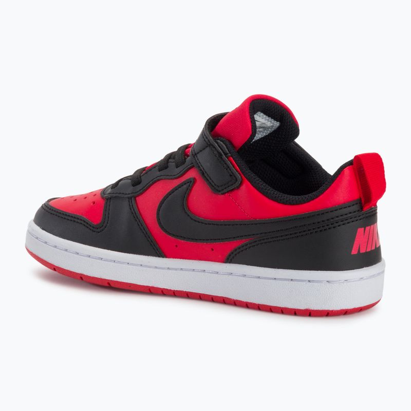 Nike Court Borough Low Kinderschuhe Recraft Unirot/Weiß/Schwarz 3