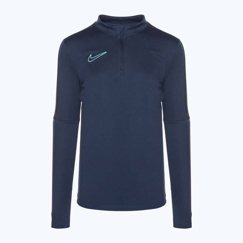 Nike Dri-Fit Academy23 Mitternachtsmarine/Schwarz/Mitternachtsmarine/Hyper-Türkis Kinder-Fußball-Langarmshirt