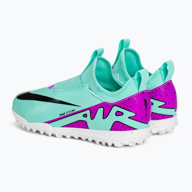 Kinder Fußballschuhe Nike Jr Mercurial Vapor 15 Academy TF hyper türkis/schwarz/weiß/fuchsia Traum 3