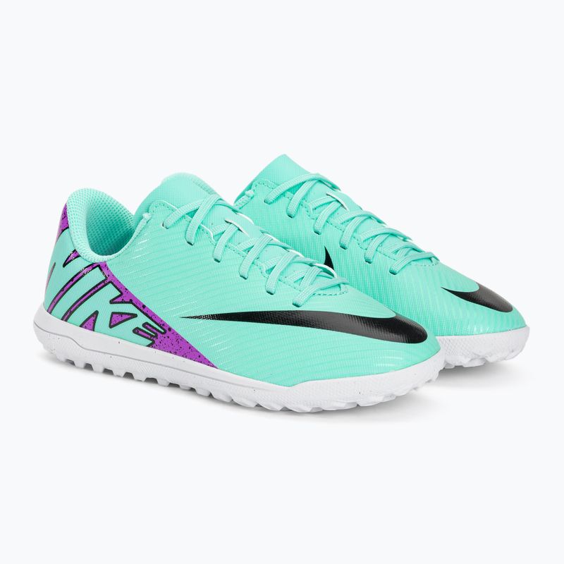 Kinder Fußballschuhe Nike Jr Mercurial Vapor 15 Club TF hyper türkis/schwarz/weiß/fuchsia Traum 4