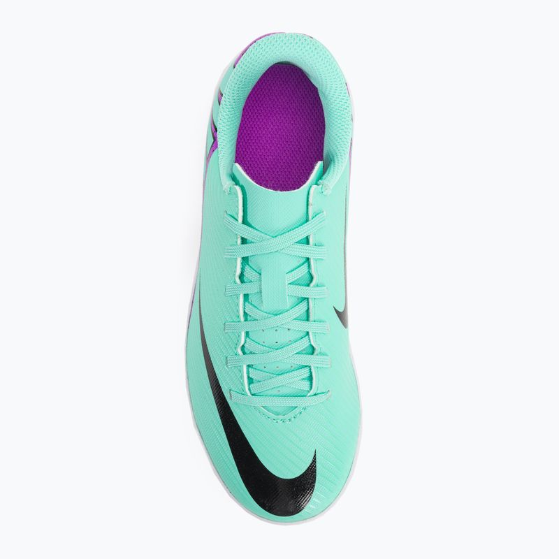 Kinder Fußballschuhe Nike Jr Mercurial Vapor 15 Club TF hyper türkis/schwarz/weiß/fuchsia Traum 6