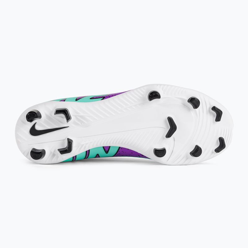 Kinder Fußballschuhe Nike Jr Mercurial Superfly 9 Club FG/MG hyper türkis/schwarz/weiß/fuchsia Traum 5