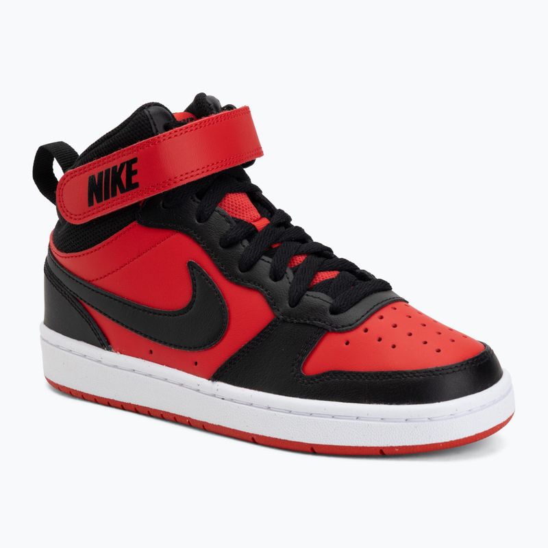 Schuhe Nike Court Borough Mid 2 university red/white/black