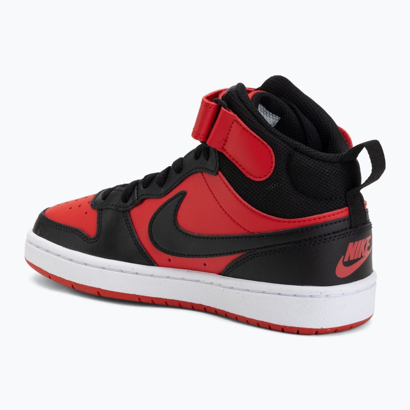 Schuhe Nike Court Borough Mid 2 university red/white/black 3