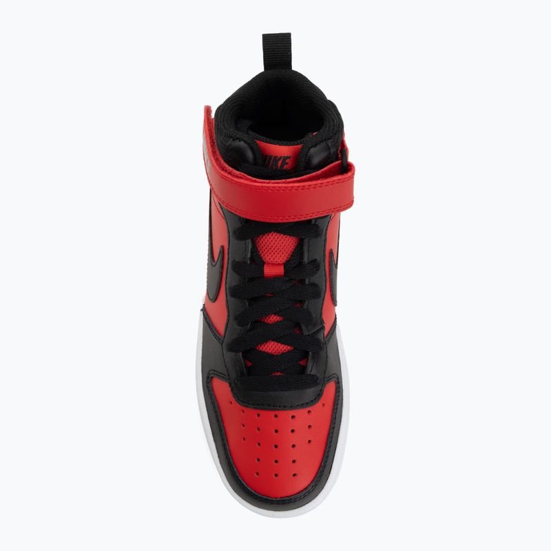 Schuhe Nike Court Borough Mid 2 university red/white/black 5