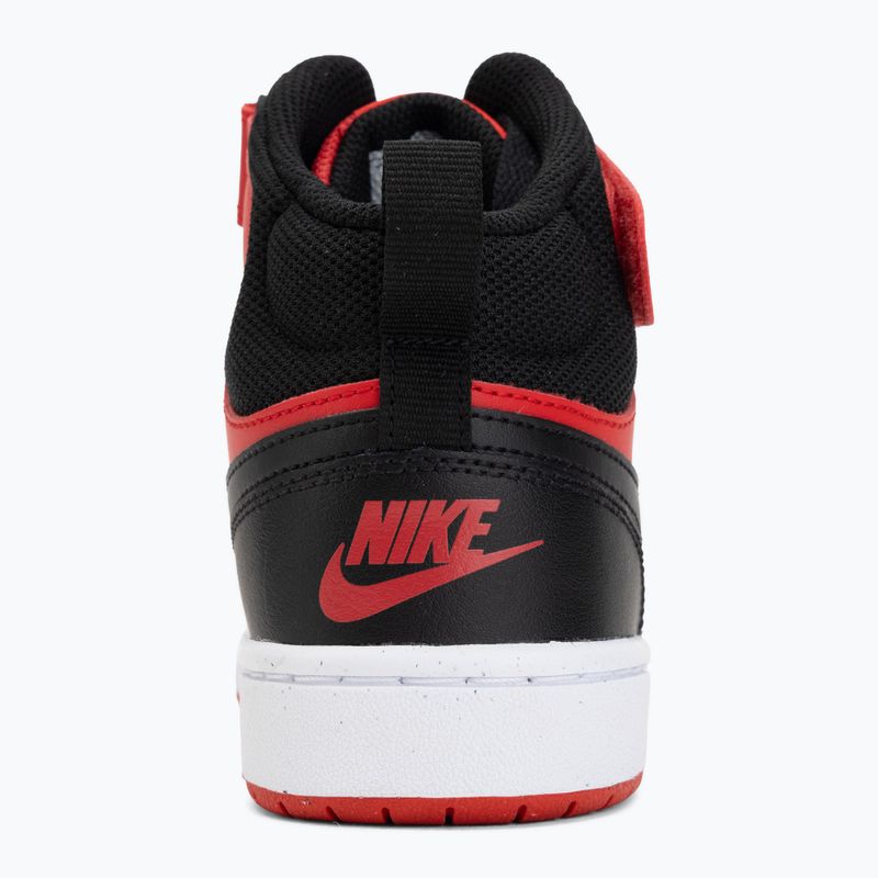 Schuhe Nike Court Borough Mid 2 university red/white/black 6