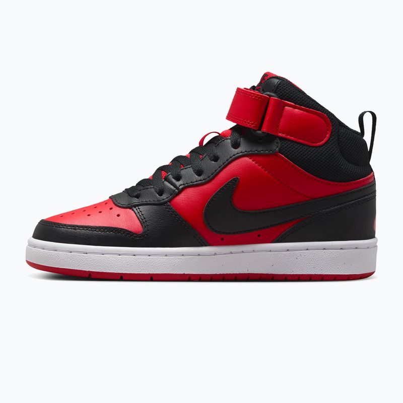 Schuhe Nike Court Borough Mid 2 university red/white/black 2
