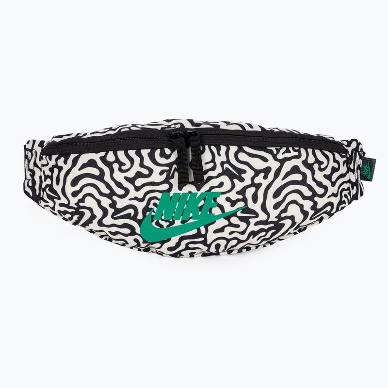 Nike Heritage Waistpack 3 l schwarz/Kokosnussmilch/Stadiongrün Nierenbeutel