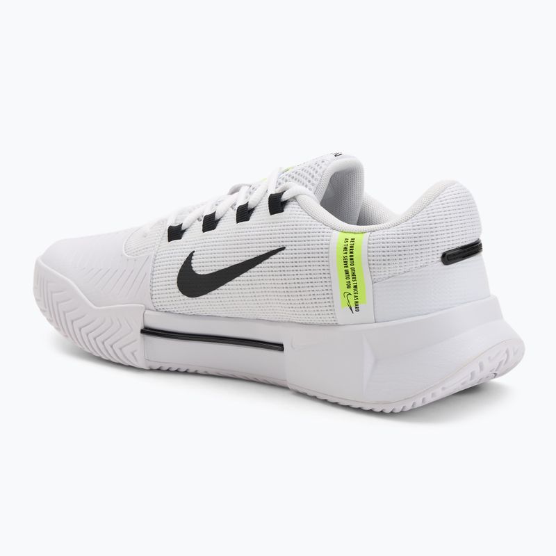 Herren Tennisschuhe Nike Zoom GP Challenge 1 weiß / schwarz / weiß 3