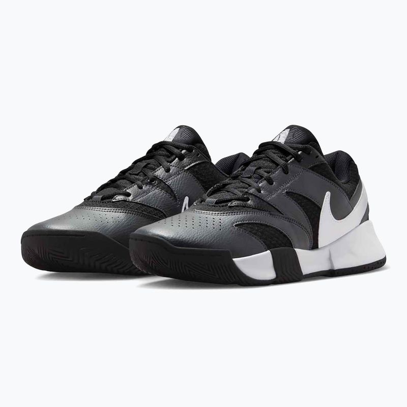 Herren Tennisschuhe Nike Court Lite 4 schwarz / weiß / anthrazit 10