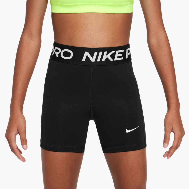 Kinder-Shorts Nike Pro Leak Protection Period black/white 2