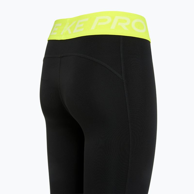 Nike Pro Dri-FIT comet schwarz/volt/weiß Kinder Leggings 9