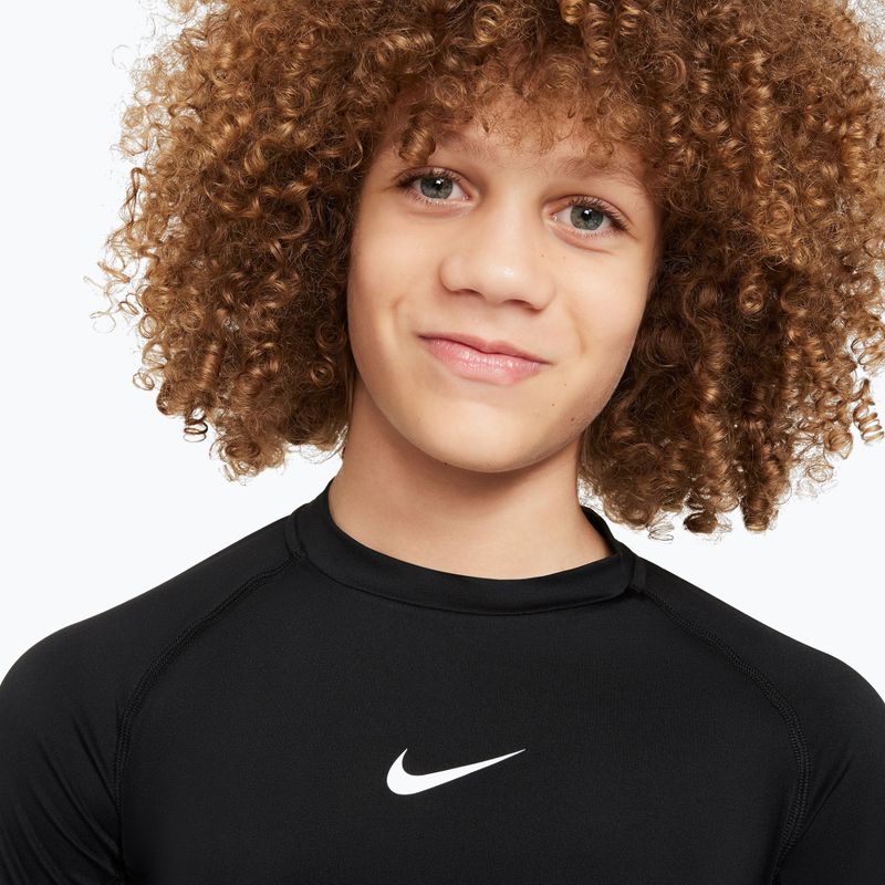 Longsleeve Kinder Nike Pro Dri-Fit black/white 4