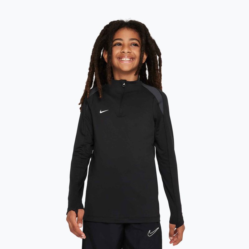 Kinder-Fußball-Langarmtrikot Nike Dri-FIT Strike Jr black/black/anthracite/white