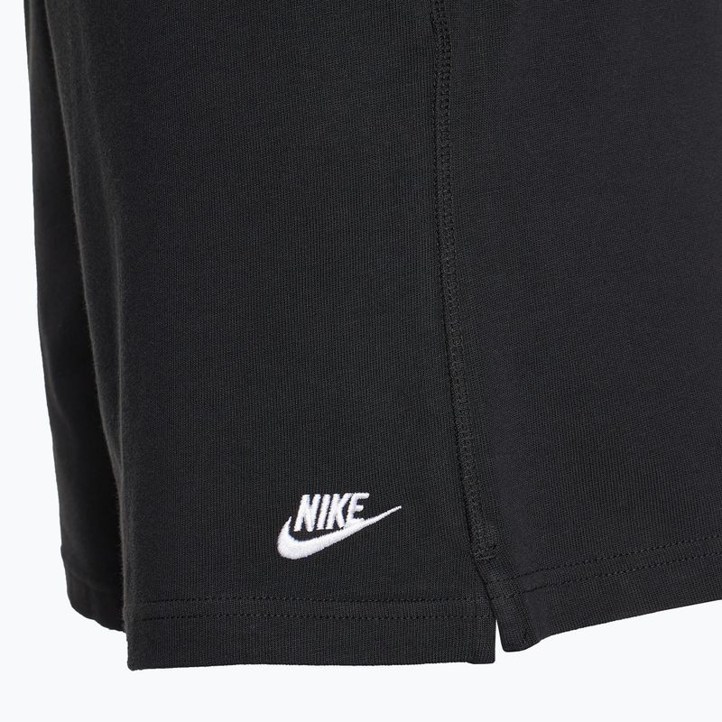 Herren Nike Club Shorts schwarz/weiß 3