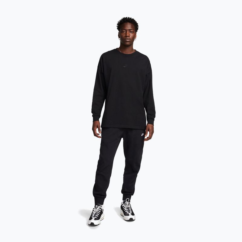 Herrenhose Nike Club Knit black/white 2