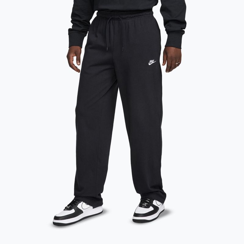 Herren-Jogginghose Nike Sportswear Club Knit Open-Hem black/white