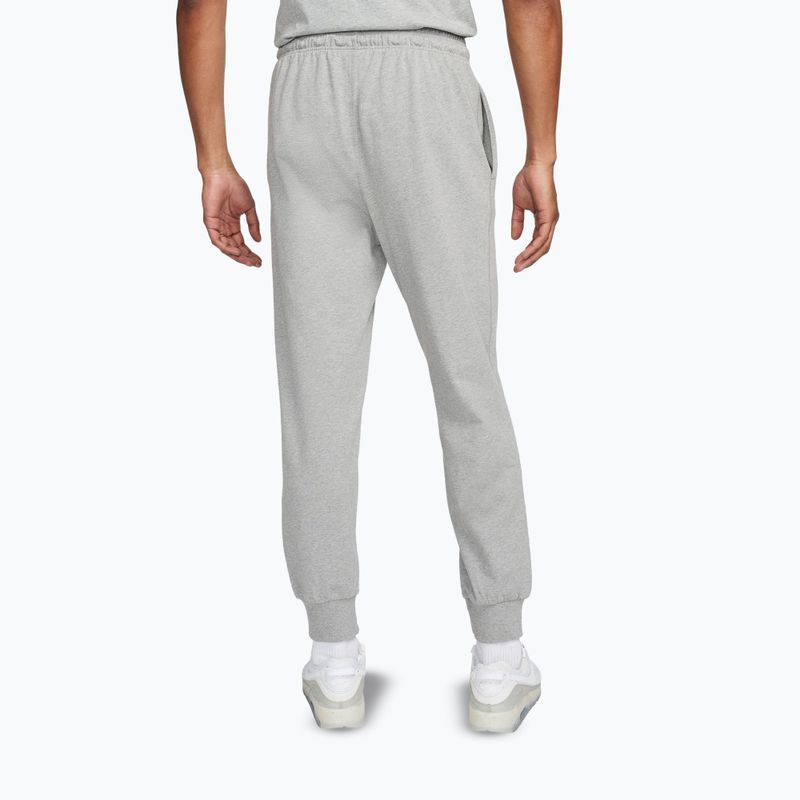Herrenhose Nike Club Knit Jogger dark grey heather/white 3