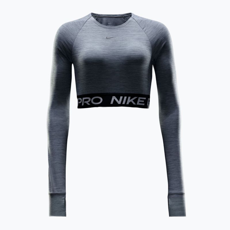 Damen-Trainings-Longsleeve-Top Nike Pro 365 Dri-Fit smoke grey/heather 7
