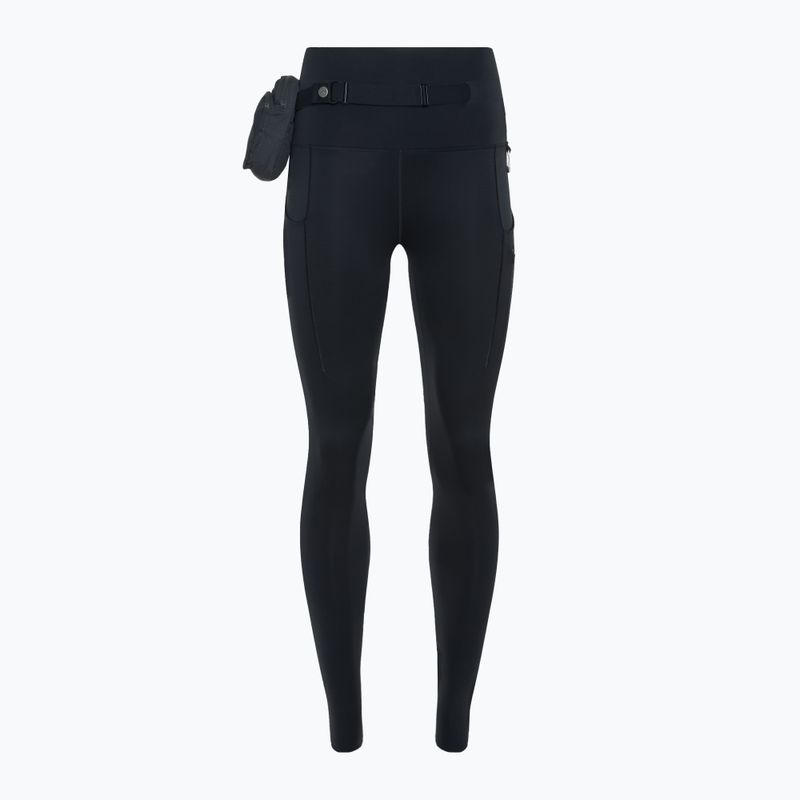 Leggings Damen Nike Trial Go High-Waisted 7/8 black/ dark smoke grey/ dark smoke grey