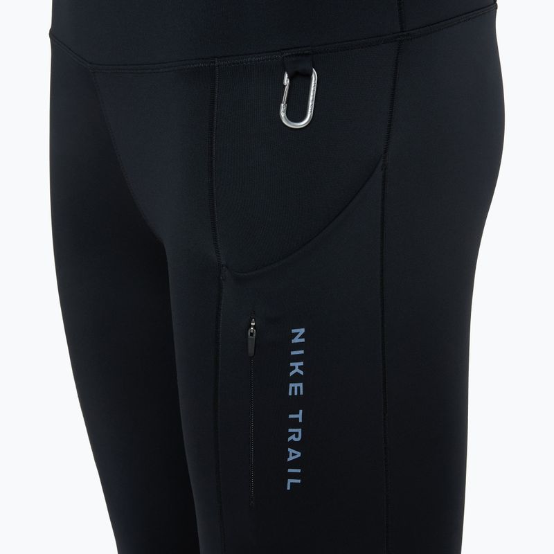 Leggings Damen Nike Trial Go High-Waisted 7/8 black/ dark smoke grey/ dark smoke grey 3