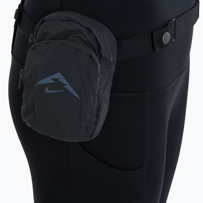 Leggings Damen Nike Trial Go High-Waisted 7/8 black/ dark smoke grey/ dark smoke grey 4