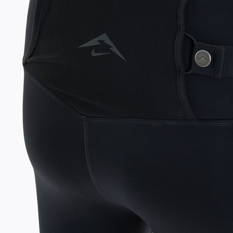 Leggings Damen Nike Trial Go High-Waisted 7/8 black/ dark smoke grey/ dark smoke grey 5