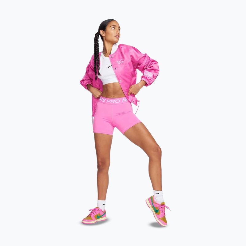 Damen Shorts Nike Pro 365 playful pink/weiß 2