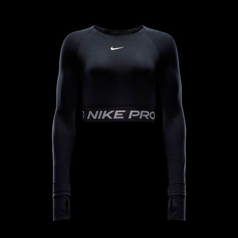 Training Longsleeve Damen Nike Pro 365 Dri-Fit black/white 5
