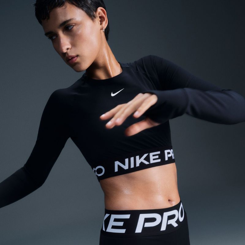 Training Longsleeve Damen Nike Pro 365 Dri-Fit black/white 6