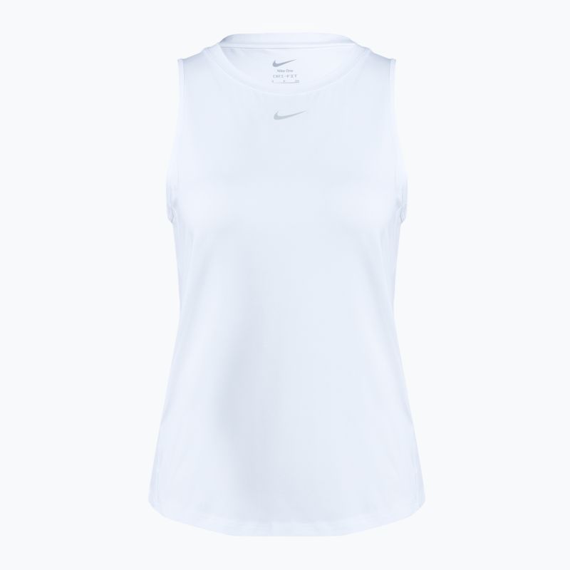 Damen-Trainings-Tanktop Nike One Classic Dri-Fit weiß/schwarz