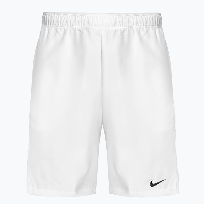 Herren Nike Court Dri-Fit Victory 9" Tennisshorts weiß/schwarz