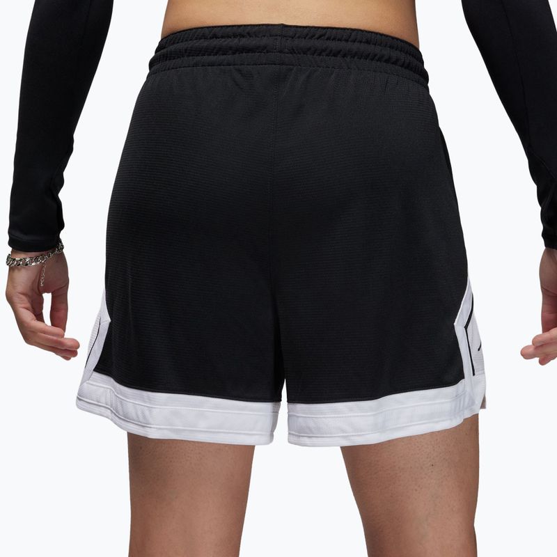 Damen-Basketballshorts Jordan Sport Diamond 4" black/white/white/black 3