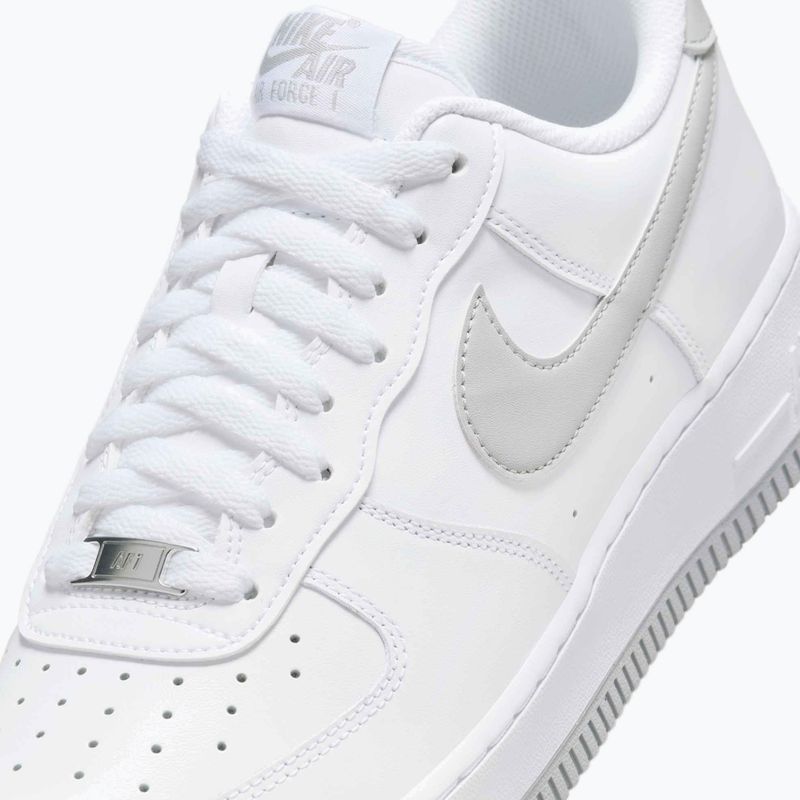 Herren-Sneaker Nike Air Force 1 '07 white/white/light smoke grey 8