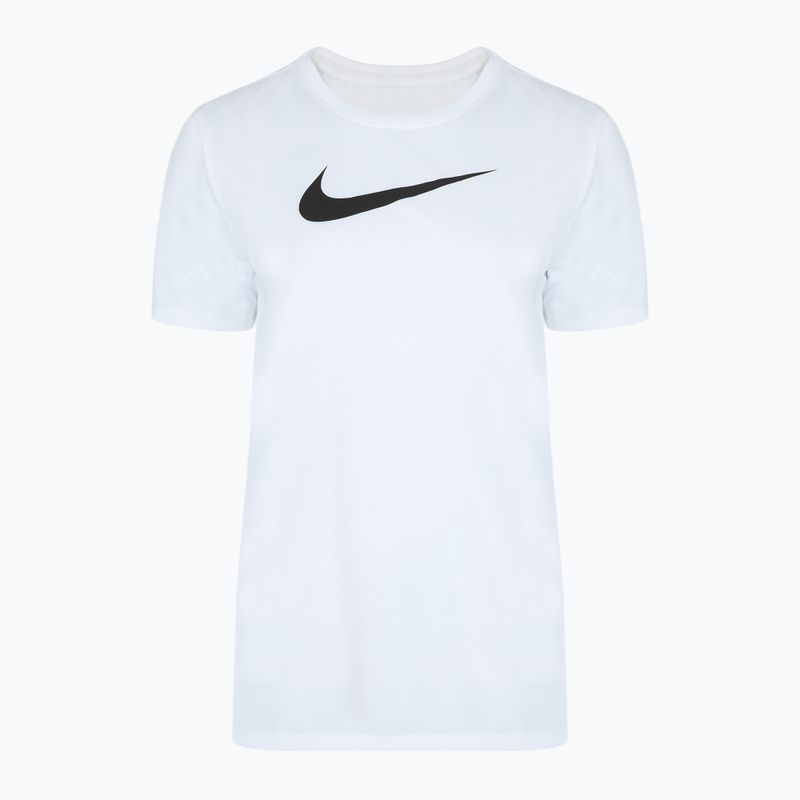 Nike Dri-Fit Trainings-T-Shirt für Frauen, weiß/schwarz 5