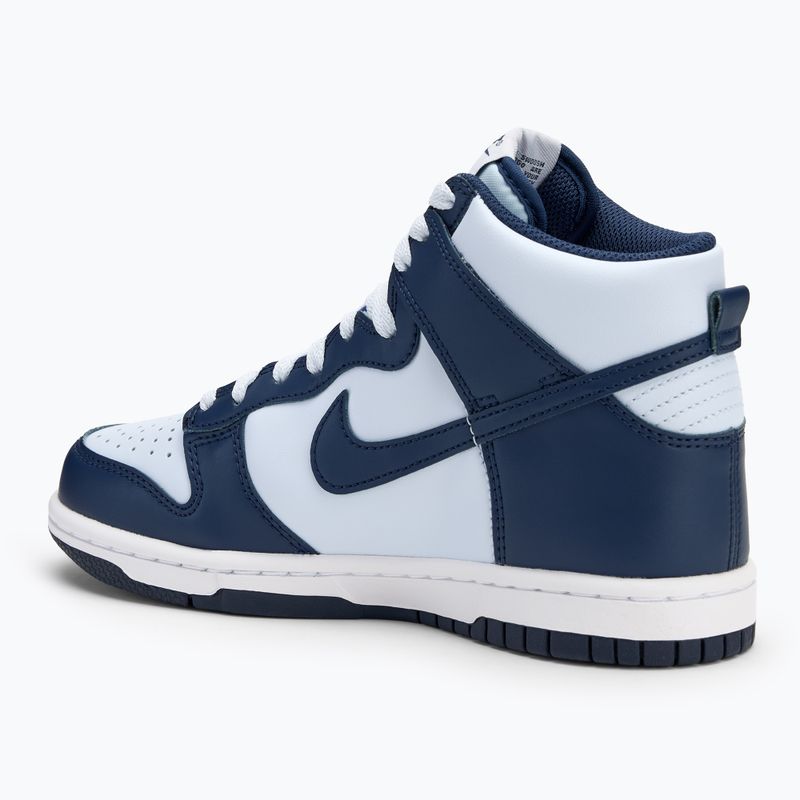 Nike Dunk High Fußballschuhe grau/weiß/midnight navy 3